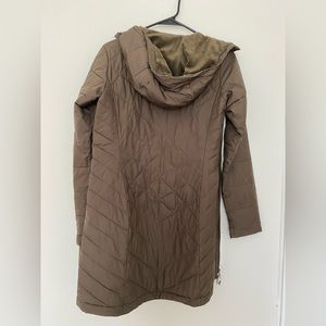 Columbia Olive Green Long Jacket XS